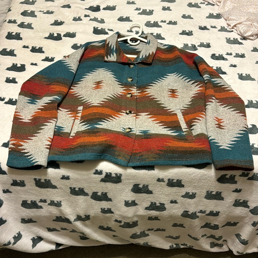 Blue B collection Aztec jacket